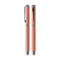 Office and school stationery korean style elegant metal rollerball pen with custom logo for lady